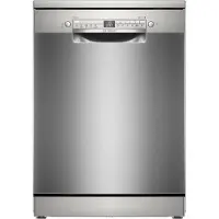 Bosch Serie 2 SMS2HVI02E, Freistehend, Standardgröße (60 cm), Grau, Metallisch, Edelstahl, Tasten, 1,75 m