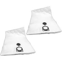 VHBW 10x Staubbeutel kompatibel mit Baier BSS 406, BSS 506 Staubsauger - 40cm x 27cm Weiß