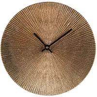 TABLE PASSION Tischuhr Soleil or 20 cm en - Rond M√tal