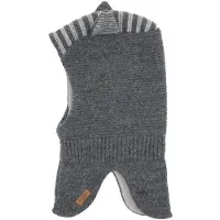 Maximo - Mini Boy's Schlupfmütze Waschbär - Sturmhaube Gr 47-49 cm grau