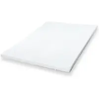 11.11 SRLS The White stone Topper Memory Foam für Doppelbett 150x200