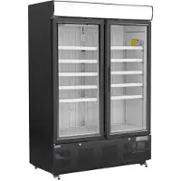 Polar G-Serie Gefrierschrank mit Sichtfenster 920Ltr Schwarz