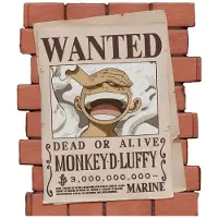 Plastoy One Piece Spardose Luffy Wanted