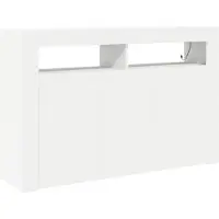 vidaXL Sideboard Weiß 116 x 30 x 75 cm Holzwerkstoff