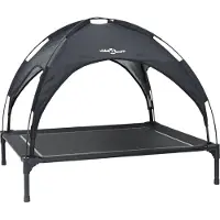vidaXL Hundebett 104 x 86 x 84,5 cm Stahl Schwarz