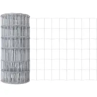 vidaXL Eurozaun 0,8 x 25 m PVC-beschichtetes Eisen