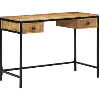 vidaXL Schreibtisch mit Schubladen mit Speicher Braun 105 x 50 x 75 cm