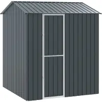 vidaXL Vogelkäfig Anthrazit 215 x 210 x 247 cm