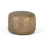 GINER Y COLOMER Rosella Lederpouf 44 cm x 53 cm x 53 cm