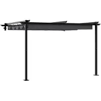 vidaXL Pavillon 300 x 300 x 200 cm Anthrazit Polyester