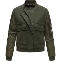 NAVAHOO Bomberjacke "Willstehaben 14" ohne Kapuze angesagte Collegejacke mit Ärmeltasche