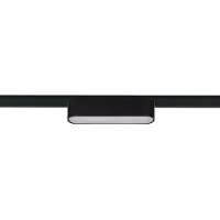 LEDKIA LED-Linearstrahler Magnetschiene 25mm SuperSlim 6W 48V Schwarz 222mm 2700K Warmweiß
