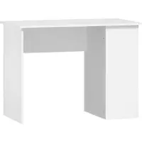 Helloshop26 - Schreibtisch Tisch Arbeitsplatz Computermöbel Arbeitszimmer 100 x 55 x 75 cm weißes Holzwerkstoff 02_0023501