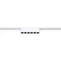 LEDKIA LED-Linealstrahler für Magnetschiene 25mm SuperSlim 6W 48V Weiss Optic 120mm 2700K Warmweiß