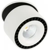 ITALUX Einbaustrahler Weiß, schwarz Aluminium Warmes Weiß 3000K 2350 lm LED SL7560/28W 3000K WH+BL