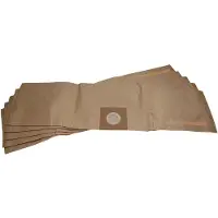 VHBW 5x Staubbeutel kompatibel mit Kärcher NT 501, NT 551 Staubsauger - 36,5cm x 26cm braun