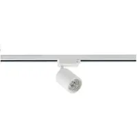 LEDKIA 1-Phasenstromschiene LED-Strahler 10W Dimmbar Mallet Weiß 4000K Neutralweiß