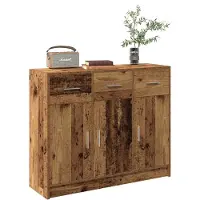 vidaXL Sideboard Altholz-Optik 91x28x75 cm Holzwerkstoff