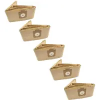 VHBW 50x Staubbeutel kompatibel mit Lorito Compacto 6, 9 Staubsauger - 34cm x 17cm Sandfarben