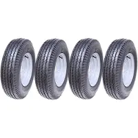 Parnells 5.00x10 Trailer Reifen & Felge 4 Bolzen 100mm PCD 72N Tragfähigkeit 355kg (Satz von 4)