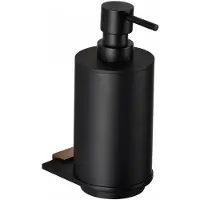 Bemeta Flüssigseifenspender GALLA aus schwarzem und goldenem Messing / 230ml