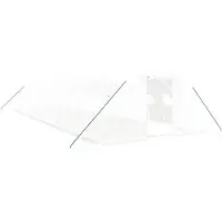 Helloshop26 - Gewächshaus Zelt Unterstand Pflanzen Blumen Gemüse mit Stahlrahmen 56 m2 14 x 4 x 2 m weiß 02_0044607
