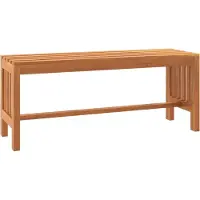Helloshop26 - Gartenbank Terrassenmöbel 110 x 35 x 45 cm massives Eukalyptusholz 02_0011174