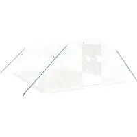 Helloshop26 - Gewächshauszelt für Pflanzen Blumen und Gemüse mit Stahlrahmen 24 m2 6 x 4 x 2 m weiß 02_0044561