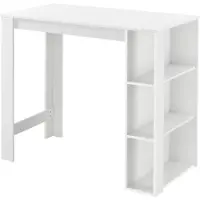 Helloshop26 Bistrotisch - - Weiß - 120 cm - Klassisch - Zeitlos