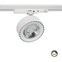 LEDKIA 3-Phasenstromschiene LED-Strahler 30W Onuba CCT Wählbar Weiss 3000K - 4000K - 6000K Wählbar (Warm-Neutral-Kalt)