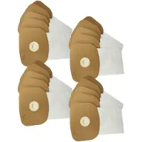 VHBW 20x Staubbeutel kompatibel mit Sprintus BoostiX 36V, BoostiX, BoostiX iGo Staubsauger - 36,8cm x 22,9cm Weiß