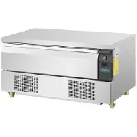 Polar Serie U flacher Kühl- und Tiefkühltisch mit 1 Schublade 3x GN