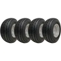 Wanda 20.5x8.0-10 Trailer-Räder 100mm PCD Wanda P815 Straßenzulassung 412kg Last (Satz von 4)