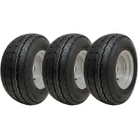 Parnells 20.5x8.0-10 Trailer-Räder 100mm PCD Wanda P815 Straßenzulassung 412kg Last (Satz von 3)