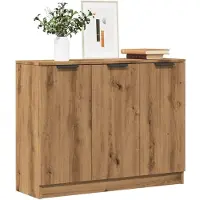 vidaXL Sideboard Artisan-Eiche 90,5x30x70 cm Holzwerkstoff