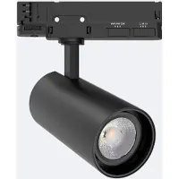 LEDKIA 3-Phasenstromschiene LED-Strahler 30W Fasano Dimmbar Schwarz 2700K Warmweiß