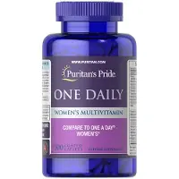 Puritan's Pride Multivitamin für Frauen - einmal täglich 100 überzogene Kapseln