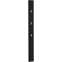 Helloshop26 Kleiderschrank 170 cm schwarz Wandkleiderhaken Wandpaneel 03_0002145
