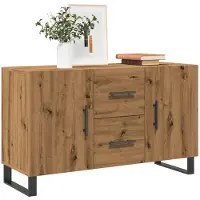 vidaXL Sideboard Artisan-Eiche 100x36x60 cm Holzwerkstoff