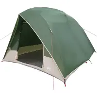 vidaXL Campingzelt 2 Personen Wasserdicht Grün Taft