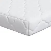 vidaXL Matratze Weiß 60 x 120 cm Jacquard-Stoff
