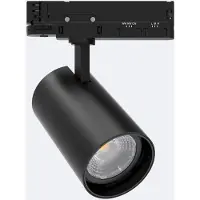 LEDKIA 3-Phasenstromschiene LED-Strahler 40W Fasano Dimmbar Schwarz 4000K tralweiß