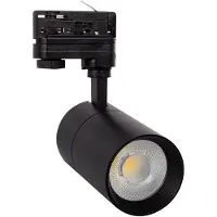 LEDKIA 3-Phasenstromschiene LED-Strahler 20W Dimmbar CCT Wählbar Mallet Schwarz