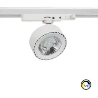 LEDKIA 3-Phasenstromschiene LED-Strahler 20W Onuba CCT Wählbar Weiss 3000K - 4000K - 6000K Wählbar (Warm-tral-Kalt)