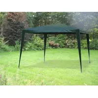 Bc-elec - 5300-0003-green PAVILLON GARTENPAVILLON PARTYZELT GARTENZELT GARTEN ZELT BIERZELT 3X3M GRÜN
