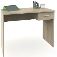 Briebe Prakt Schreibtisch, Computertisch, Gaming Desk 75x90x50cm, 1 Schublade, Arbeitstisch Holz