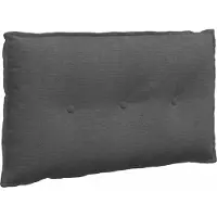 vidaXL Rücken Kissen Dunkelgrau 80 x 50 cm Cordstoff