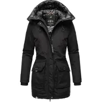 NAVAHOO Winterjacke "Blizzardstorm" mit Kapuze Warm gefütterter Wintermantel mit Kapuze