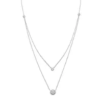 Orphelia Halskette für Damen, Sterling-Silber 925, Silber ZK-7492