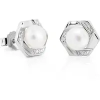 Orphelia 'Aliva' Damen 925er Sterling Silber Ohrstecker - Silber ZO-7469